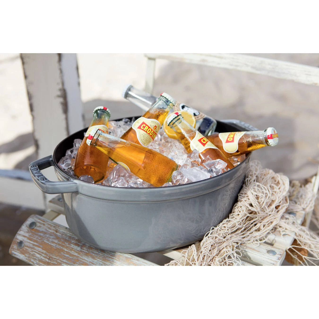 Staub 31 Cm Oval Cast Iron Cocotte Graphite-grey 8 Staub 31 Cm Oval Cast Iron Cocotte Graphite-grey - Image 6