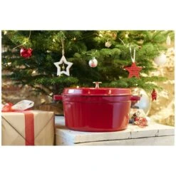 Staub 30 Cm Round Cast Iron Cocotte Cherry -Staub 000011021