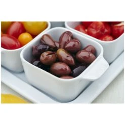 Staub 5-pcs Square Ceramic Appetiser Set Pure-white -Staub 000011110