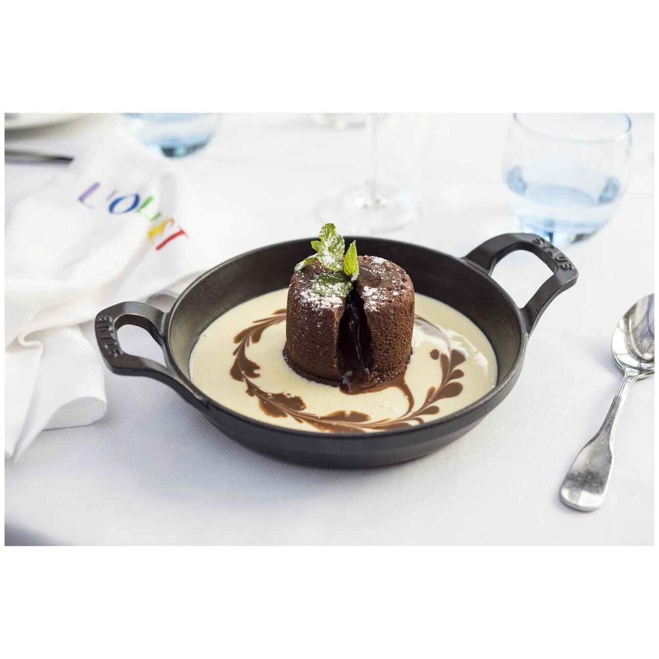 Staub 12 Cm Round Cast Iron Oven Dish Black 4 Staub 12 Cm Round Cast Iron Oven Dish Black - Image 2