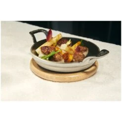 Staub 12 Cm Round Cast Iron Oven Dish Graphite-grey 8 Staub 12 Cm Round Cast Iron Oven Dish Graphite-grey -Staub 000013526