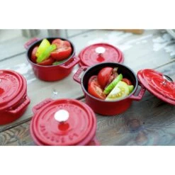 Staub 10 Cm Round Cast Iron Mini Cocotte Cherry -Staub 000017127