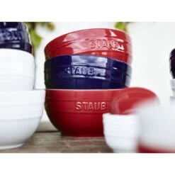 Staub 14 Cm Round Ceramic Bowl Cherry -Staub 000017132 1