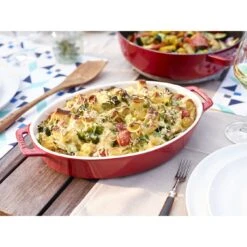 Staub 30 Cm Oval Ceramic Oven Dish Cherry -Staub 000017200