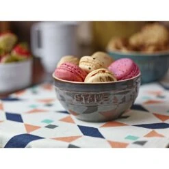 Staub 12 Cm Round Ceramic Bowl Ancient-grey 13 Staub 12 Cm Round Ceramic Bowl Ancient-grey -Staub 000017349