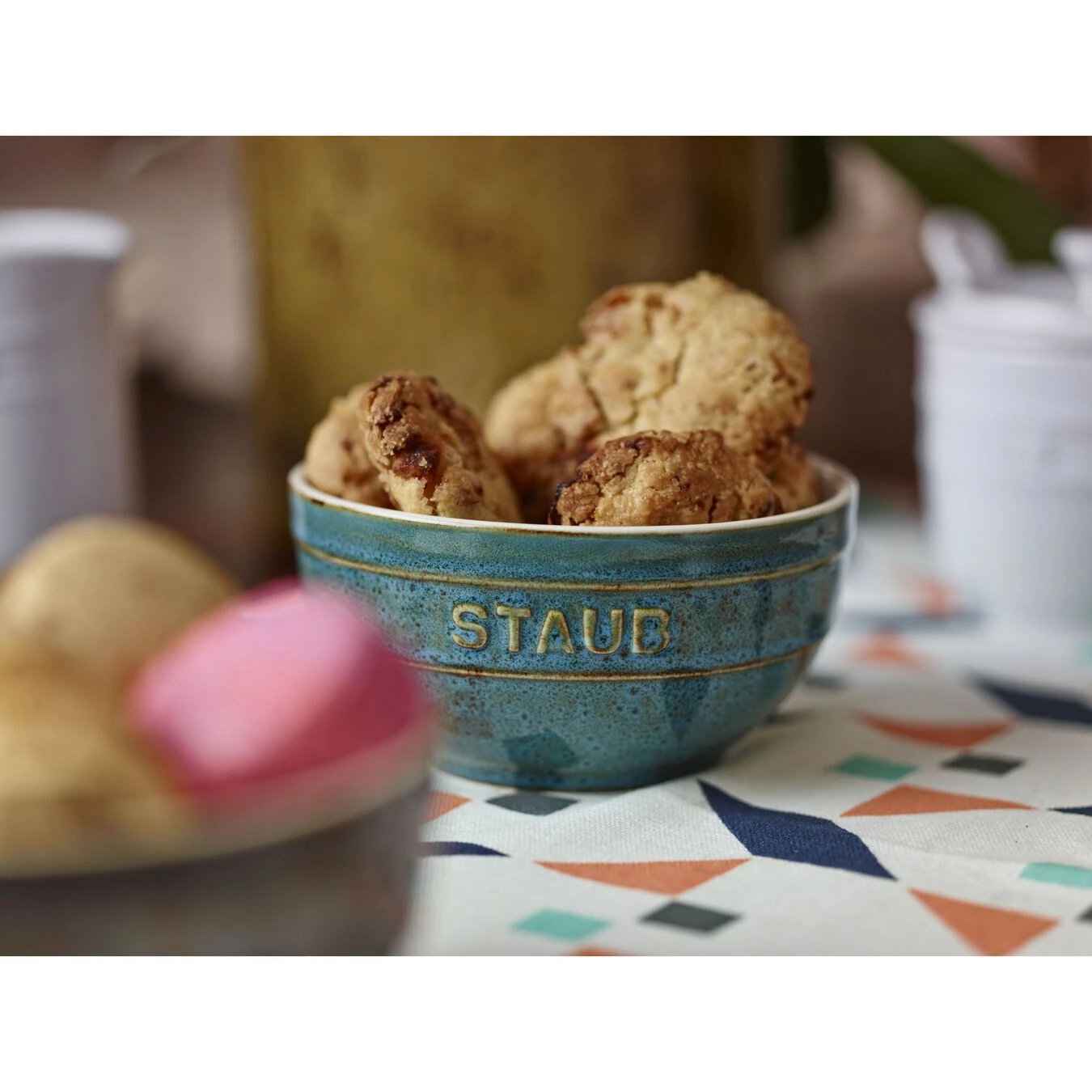 Staub 12 Cm Round Ceramic Bowl Ancient-turquoise 7 Staub 12 Cm Round Ceramic Bowl Ancient-turquoise - Image 5