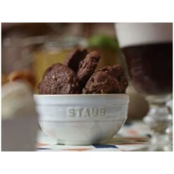 Staub 12 Cm Round Ceramic Bowl Ivory-white -Staub 000017366