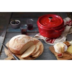 Staub 24 Cm Round Cast Iron Cocotte Cherry -Staub 000017827