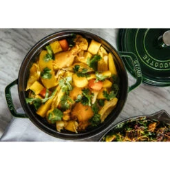 Staub 24 Cm Round Cast Iron Cocotte Basil-green -Staub 000019329