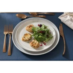 Staub 26 Cm Ceramic Plate Flat White Truffle 10 Staub 26 Cm Ceramic Plate Flat White Truffle -Staub 000019597