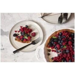 Staub 20 Cm Ceramic Plate Flat White Truffle -Staub 000019628