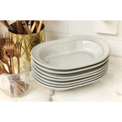 Staub 25 Cm Ceramic Plate White Truffle -Staub 000019690