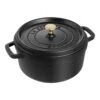 Staub 24 Cm Round Cast Iron Cocotte Black -Staub 1003195 3