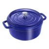 Staub 24 Cm Round Cast Iron Cocotte Dark-blue -Staub 1004297 3