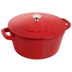 Staub 2-pcs Cast Iron Pot Set Cherry -Staub 1010878 8