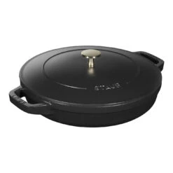 Staub 3-pcs Cast Iron Pot Set Black -Staub 1010886 2