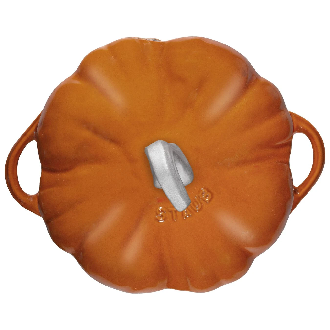 Staub 24 Cm Pumpkin Cast Iron Cocotte Cinnamon 4 Staub 24 Cm Pumpkin Cast Iron Cocotte Cinnamon - Image 2