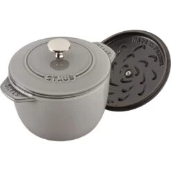 Staub 16 Cm Round Cast Iron Rice Cocotte Graphite-grey 10 Staub 16 Cm Round Cast Iron Rice Cocotte Graphite-grey -Staub 11721 618 5