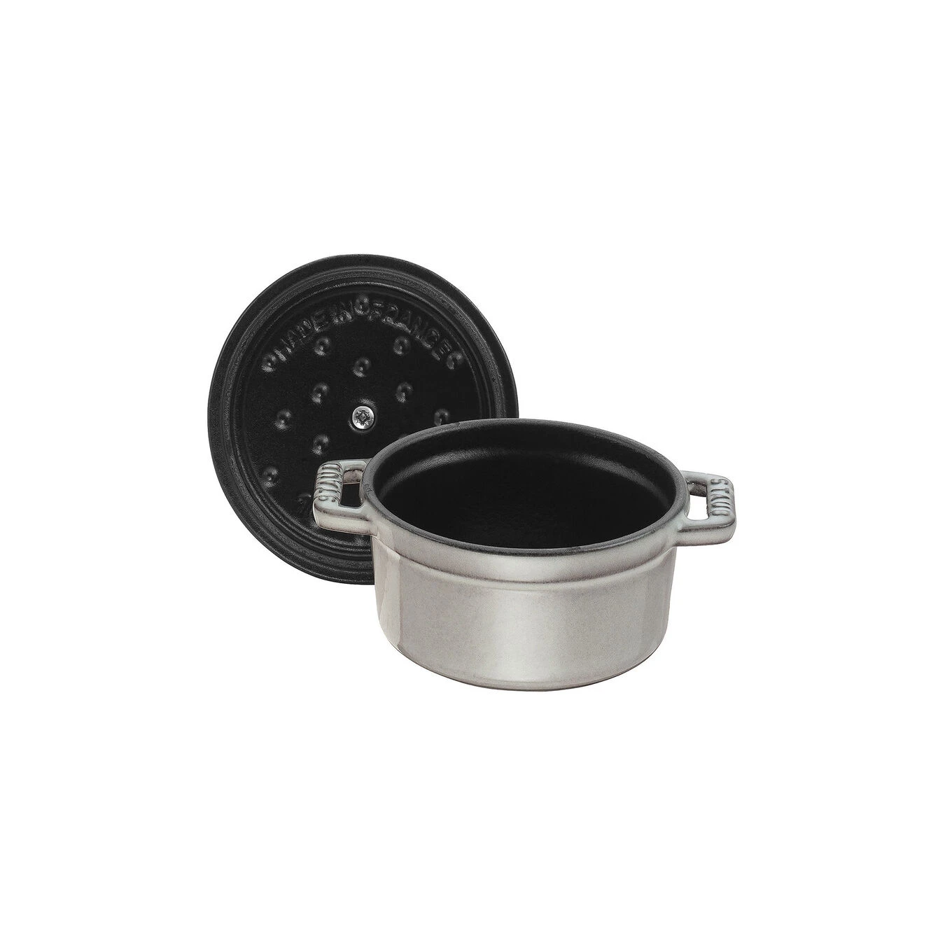 Staub 10 Cm Round Cast Iron Mini Cocotte Graphite-grey 7 Staub 10 Cm Round Cast Iron Mini Cocotte Graphite-grey - Image 5