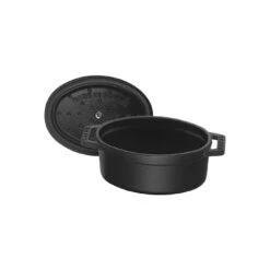 Staub 11 Cm Oval Cast Iron Mini Cocotte Black -Staub 40500 111 0 6