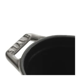 Staub 11 Cm Oval Cast Iron Mini Cocotte Graphite-grey -Staub 40500 116 0 3