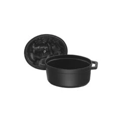 Staub 17 Cm Oval Cast Iron Cocotte Black -Staub 40500 171 0 6