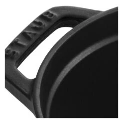 Staub 17 Cm Oval Cast Iron Cocotte Black -Staub 40500 171 0 7