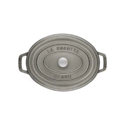Staub 33 Cm Oval Cast Iron Cocotte Graphite-grey -Staub 40500 236 0 2 3