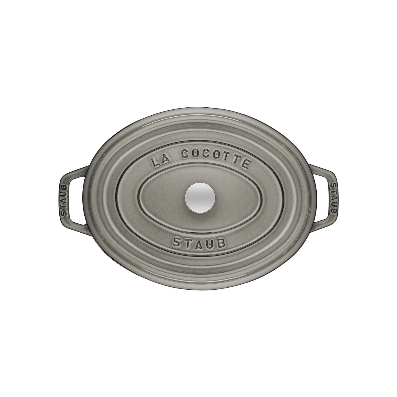 Staub 31 Cm Oval Cast Iron Cocotte Graphite-grey 5 Staub 31 Cm Oval Cast Iron Cocotte Graphite-grey - Image 3