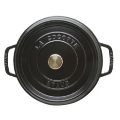 Staub 24 Cm Round Cast Iron Cocotte Black -Staub 40500 241 0 3