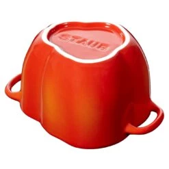 Staub 11 Cm Pepper Ceramic Cocotte Orange-red -Staub 40500 325 0 6
