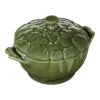 Staub 13 Cm Artichoke Ceramic Cocotte Basil-green -Staub 40500 326 0 2