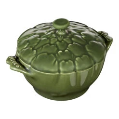 Staub 13 Cm Artichoke Ceramic Cocotte Basil-green