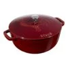 Staub 24 Cm Round Cast Iron French Oven Grenadine-red -Staub 40501 015 0 1