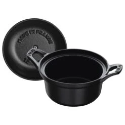 Staub 12 Cm Round Cast Iron La Coquette Black -Staub 40501 020 0 6