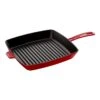Staub 30 Cm Square Cast Iron American Grill Cherry 2 Staub 30 Cm Square Cast Iron American Grill Cherry -Staub 40501 111 0 1