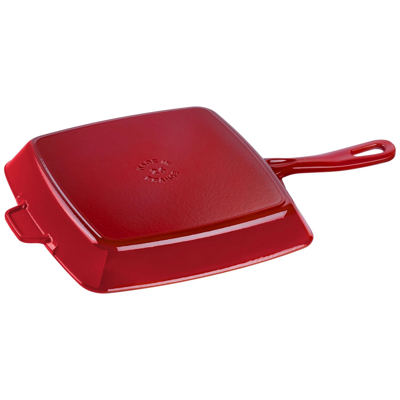 Staub 26 X 26 Cm Square Cast Iron American Grill Cherry 4 Staub 26 X 26 Cm Square Cast Iron American Grill Cherry - Image 2