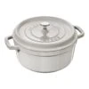 Staub 18 Cm Round Cast Iron Cocotte White Truffle -Staub 40501409