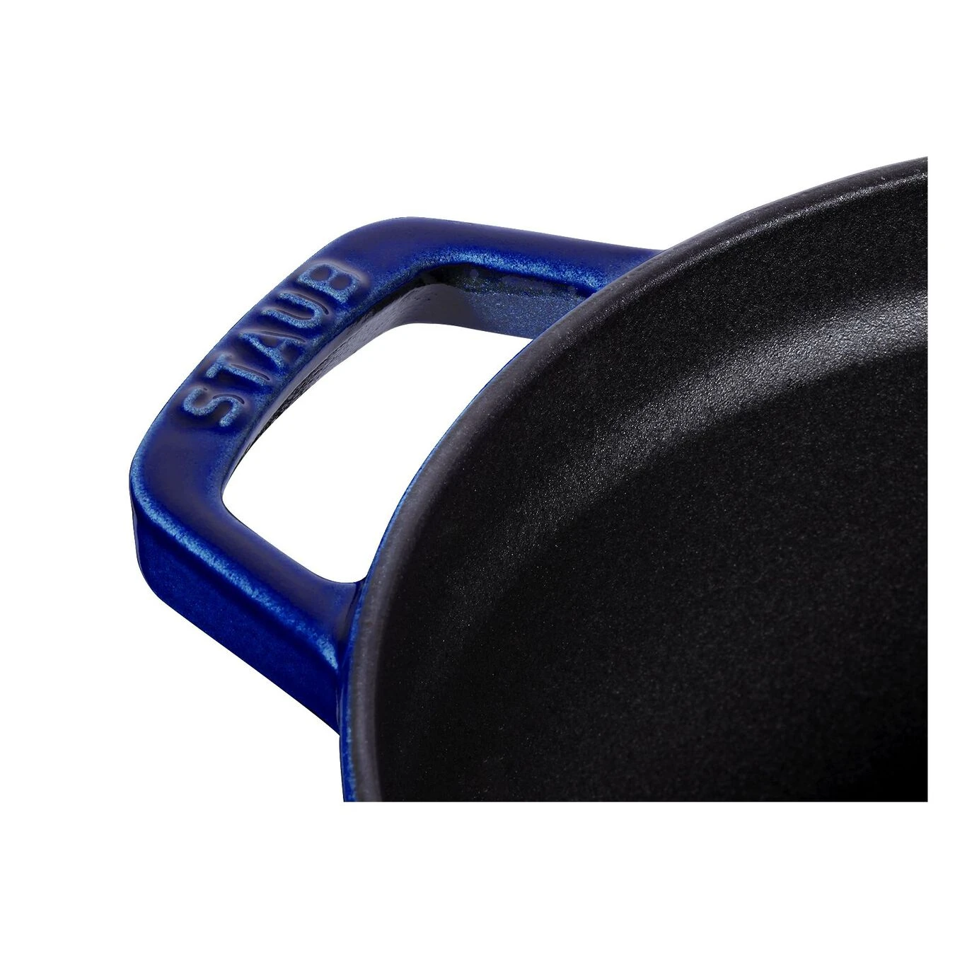 Staub 30 Cm Round Cast Iron Cocotte Dark-blue 7 Staub 30 Cm Round Cast Iron Cocotte Dark-blue - Image 5