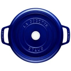 Staub 30 Cm Round Cast Iron Cocotte Dark-blue 11 Staub 30 Cm Round Cast Iron Cocotte Dark-blue -Staub 40506 572 0 000000241