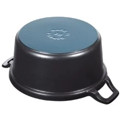 Staub 20 Cm Round Cast Iron La Coquette Black -Staub 40508 114 0 4