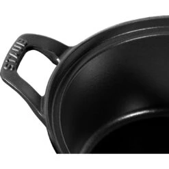 Staub 20 Cm Round Cast Iron La Coquette Black -Staub 40508 114 0 5