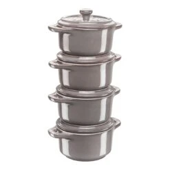 Staub 4-pcs Ceramic Cocotte Set