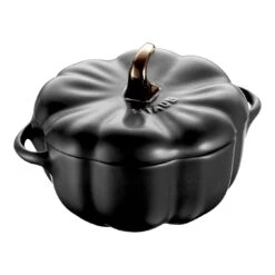 Staub 12 Cm Pumpkin Ceramic Cocotte Black
