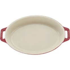 Staub 30 Cm Oval Ceramic Oven Dish Cherry -Staub 40508 606 2