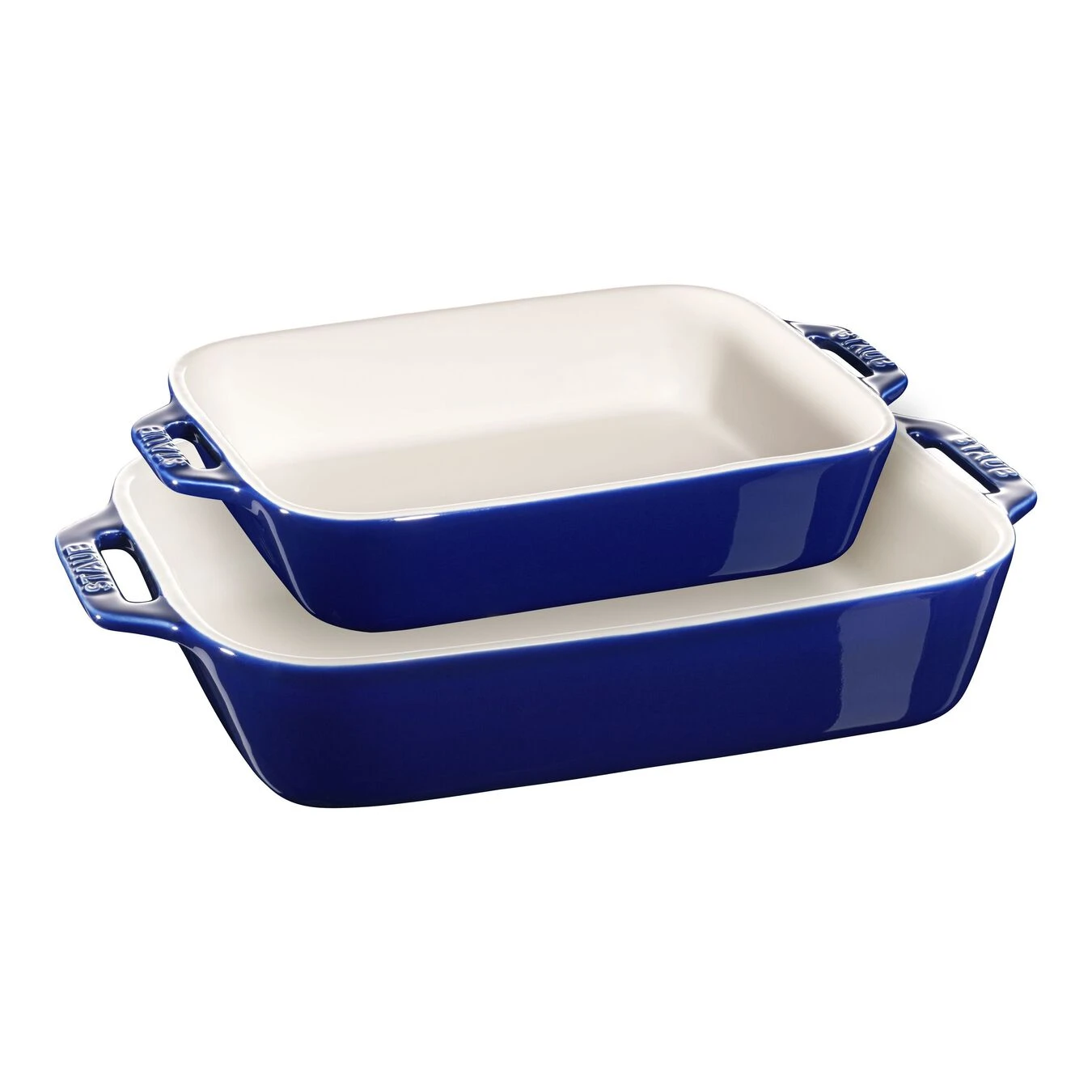 Staub 2-pcs Rectangular Ovenware Set Dark-blue 4 Staub 2-pcs Rectangular Ovenware Set Dark-blue - Image 2
