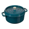Staub 24 Cm Round Cast Iron Cocotte La-mer -Staub 40508 654 0 6