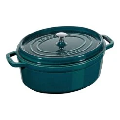Staub 33 Cm Oval Cast Iron Cocotte La-mer