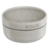 Staub 12 Cm Round Ceramic Bowl White Truffle 1 Staub 12 Cm Round Ceramic Bowl White Truffle -Staub 40508055 1