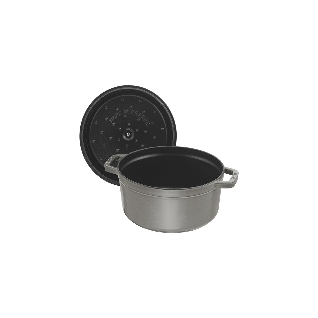 Staub 18 Cm Round Cast Iron Cocotte Graphite-grey 6 Staub 18 Cm Round Cast Iron Cocotte Graphite-grey - Image 4